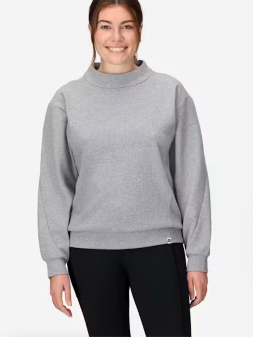 NWT Marmot Women’s Ridge Tech Waffle Knit Mock Neck Pullover | Size Medium